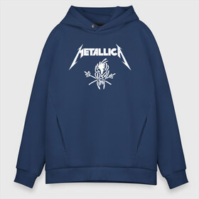 Мужское худи Oversize хлопок с принтом METALLICA в Кировске, френч-терри — 70% хлопок, 30% полиэстер. Мягкий теплый начес внутри —100% хлопок | боковые карманы, эластичные манжеты и нижняя кромка, капюшон на магнитной кнопке | metallica | metallica logo | rock | метал группа | металл | металлика логотип | музыка | рок | трэш метал | хеви метал