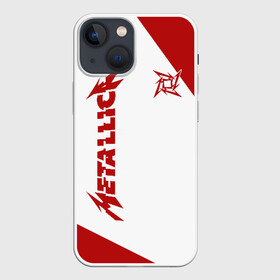 Чехол для iPhone 13 mini с принтом Metallica в Кировске,  |  | album | black | concert | heavy | kirk | metal | metallica | music | rock | tolls | джеймс хэтфилд | кирк хэмметт | клифф бёртон | ларс ульрих | метал | металлика | трэш