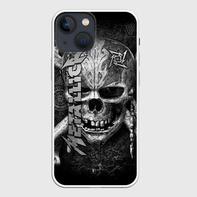 Чехол для iPhone 13 mini с принтом Metallica в Кировске,  |  | album | black | concert | heavy | kirk | metal | metallica | music | rock | tolls | джеймс хэтфилд | кирк хэмметт | клифф бёртон | ларс ульрих | метал | металлика | трэш