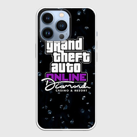 Чехол для iPhone 13 Pro с принтом GTA 5 Online: CASINO в Кировске,  |  | Тематика изображения на принте: auto | casino | diamond | grand | gta | gta5 | poker | rockstar | theft | алмаз | бриллиант | брильянт | гта | гта5 | казино | карты | покер | рокстар | рулетка | тревор