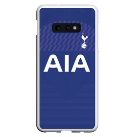 Чехол для Samsung S10E с принтом Tottenham away 19-20 в Кировске, Силикон | Область печати: задняя сторона чехла, без боковых панелей | barclays | champions | england | hotspur | kane | league | tottenham | англия | кейн | лига | тоттенхэм | хотспур | чемпионов | шпоры