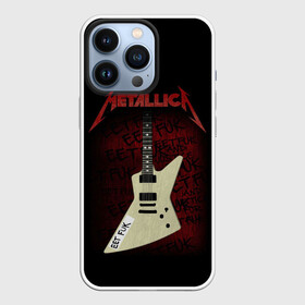 Чехол для iPhone 13 Pro с принтом Metallica в Кировске,  |  | metalica | metallica | группа | джеймс хэтфилд | кирк хэмметт | ларс ульрих | метал | металика | металлика | миталика | музыка | роберт трухильо | рок | трэш | трэшметал | хард | хеви