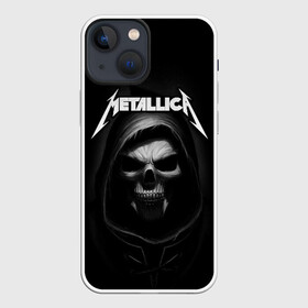 Чехол для iPhone 13 mini с принтом Metallica в Кировске,  |  | metalica | metallica | группа | джеймс хэтфилд | кирк хэмметт | ларс ульрих | метал | металика | металлика | миталика | музыка | роберт трухильо | рок | трэш | трэшметал | хард | хеви