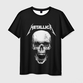Мужская футболка 3D с принтом Metallica в Кировске, 100% полиэфир | прямой крой, круглый вырез горловины, длина до линии бедер | metalica | metallica | группа | джеймс хэтфилд | кирк хэмметт | ларс ульрих | метал | металика | металлика | миталика | музыка | роберт трухильо | рок | трэш | трэшметал | хард | хеви