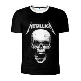 Мужская футболка 3D спортивная с принтом Metallica в Кировске, 100% полиэстер с улучшенными характеристиками | приталенный силуэт, круглая горловина, широкие плечи, сужается к линии бедра | metalica | metallica | группа | джеймс хэтфилд | кирк хэмметт | ларс ульрих | метал | металика | металлика | миталика | музыка | роберт трухильо | рок | трэш | трэшметал | хард | хеви