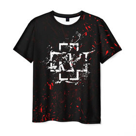 Мужская футболка 3D с принтом RAMMSTEIN в Кировске, 100% полиэфир | прямой крой, круглый вырез горловины, длина до линии бедер | lindemann | lm | rammstein | rock | кристиан лоренц | линдеманн | лм | музыка | рамштайн | рок | тилль линдеманн
