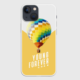 Чехол для iPhone 13 mini с принтом BTS Young Forever в Кировске,  |  | balloon | bangtan boys | beyond the scene | boyband | boys | bts | chin | chonguk | edm | emblem | hip hop | jimin | jj hope | k pop | logo | rb | rm | shuga | south korean | wee | бойбенд | ви | воздушный шар | джей хоуп | логотип | мальчики | сюга