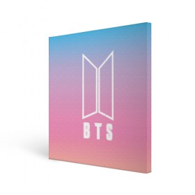 Холст квадратный с принтом BTS в Кировске, 100% ПВХ |  | bangtan boys | beyond the scene | boyband | boys | bts | chin | chonguk | edm | emblem | hieroglyphs | hip hop | jimin | jj hope | k pop | logo | rb | rm | shuga | south korean | wee | бойбенд | ви | джей хоуп | иероглифы | логотип | сюга | хип хоп 