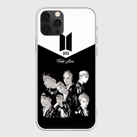 Чехол для iPhone 12 Pro с принтом BTS Take love  в Кировске, силикон | область печати: задняя сторона чехла, без боковых панелей | bangtan boys | beyond the scene | boyband | boys | bts | chin | chonguk | edm | emblem | hip hop | jimin | jj hope | k pop | logo | r  b | rm | south korean | suga | wee | бойбенд | ви | возьми | джей хоуп | логотип | любовь | мальчики | сюга | хип 