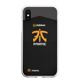 Чехол для iPhone XS Max матовый с принтом csgo (Fnatic) в Кировске, Силикон | Область печати: задняя сторона чехла, без боковых панелей | cs:go