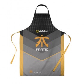 Фартук 3D с принтом cs:go (Fnatic) в Кировске, 100% полиэстер | общий размер — 65 х 85 см, ширина нагрудника — 26 см, горловина — 53 см, длина завязок — 54 см, общий обхват в поясе — 173 см. Принт на завязках и на горловине наносится с двух сторон, на основной части фартука — только с внешней стороны | Тематика изображения на принте: cs:go