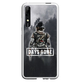 Чехол для Honor P Smart Z с принтом Days Gone в Кировске, Силикон | Область печати: задняя сторона чехла, без боковых панелей | days gone | лес | лого | персонаж