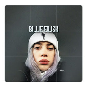 Магнитный плакат 3Х3 с принтом BILLIE EILISH в Кировске, Полимерный материал с магнитным слоем | 9 деталей размером 9*9 см | ayelish | bad guy | bellyache | bilie eilish | bilie elish | billie | billie eilish | eilish | electronic | elish | music | били айлиш | билли айлиш | эйлиш | элиш