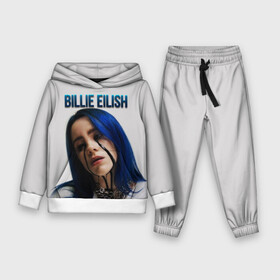 Детский костюм 3D (с толстовкой) с принтом BILLIE EILISH в Кировске,  |  | ayelish | bad guy | bellyache | bilie eilish | bilie elish | billie | billie eilish | eilish | electronic | elish | music | били айлиш | билли айлиш | эйлиш | элиш