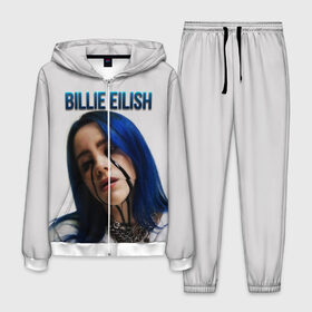 Мужской костюм 3D с принтом BILLIE EILISH в Кировске, 100% полиэстер | Манжеты и пояс оформлены тканевой резинкой, двухслойный капюшон со шнурком для регулировки, карманы спереди | ayelish | bad guy | bellyache | bilie eilish | bilie elish | billie | billie eilish | eilish | electronic | elish | music | били айлиш | билли айлиш | эйлиш | элиш