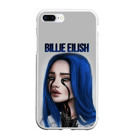 Чехол для iPhone 7Plus/8 Plus матовый с принтом BILLIE EILISH в Кировске, Силикон | Область печати: задняя сторона чехла, без боковых панелей | ayelish | bad guy | bellyache | bilie eilish | bilie elish | billie | billie eilish | eilish | electronic | elish | music | били айлиш | билли айлиш | эйлиш | элиш