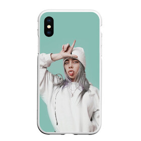 Чехол для iPhone XS Max матовый с принтом BILLIE EILISH в Кировске, Силикон | Область печати: задняя сторона чехла, без боковых панелей | ayelish | bad guy | bellyache | bilie eilish | bilie elish | billie | billie eilish | eilish | electronic | elish | music | били айлиш | билли айлиш | эйлиш | элиш