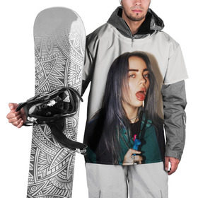 Накидка на куртку 3D с принтом BILLIE EILISH в Кировске, 100% полиэстер |  | ayelish | bad guy | bellyache | bilie eilish | bilie elish | billie | billie eilish | eilish | electronic | elish | music | били айлиш | билли айлиш | эйлиш | элиш