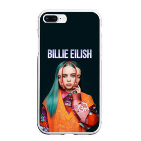 Чехол для iPhone 7Plus/8 Plus матовый с принтом BILLIE EILISH в Кировске, Силикон | Область печати: задняя сторона чехла, без боковых панелей | ayelish | bad guy | bellyache | bilie eilish | bilie elish | billie | billie eilish | eilish | electronic | elish | music | били айлиш | билли айлиш | эйлиш | элиш