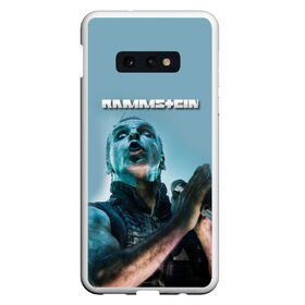 Чехол для Samsung S10E с принтом Rammstein в Кировске, Силикон | Область печати: задняя сторона чехла, без боковых панелей | Тематика изображения на принте: amerika | art | germany | logo | rammstein | rock | till lindemann | арт | германия | группа | логотип | музыка | немецкая группа | немцы | песня | раммштайн | рамштайн | рок