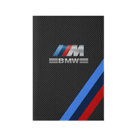 Обложка для паспорта матовая кожа с принтом BMW КАРБОН в Кировске, натуральная матовая кожа | размер 19,3 х 13,7 см; прозрачные пластиковые крепления | bmw | абстракция | авто | автомобиль | лого | логотип | машина | скорость
