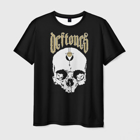 Мужская футболка 3D с принтом DEFTONES в Кировске, 100% полиэфир | прямой крой, круглый вырез горловины, длина до линии бедер | Тематика изображения на принте: deftones | metal | rock | метал | рок