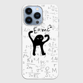 Чехол для iPhone 13 Pro с принтом ЪУЪ СЪУКА Emc2 в Кировске,  |  | cat | emc 2 | emc2 | mem | memes | truxkot19 | знаменитые формулы | интернет приколы | кот | мем | мем кот | физика | формулы | ъуъ | ъуъ съука | эйнштейн