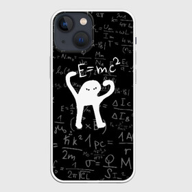 Чехол для iPhone 13 mini с принтом ЪУЪ СЪУКА Emc2 в Кировске,  |  | cat | emc 2 | emc2 | mem | memes | truxkot19 | знаменитые формулы | интернет приколы | кот | мем | мем кот | физика | формулы | ъуъ | ъуъ съука | эйнштейн