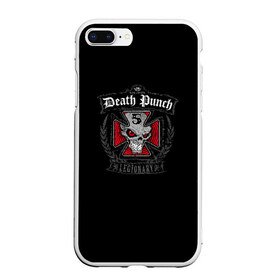 Чехол для iPhone 7Plus/8 Plus матовый с принтом Five Finger Death Punch в Кировске, Силикон | Область печати: задняя сторона чехла, без боковых панелей | Тематика изображения на принте: 5fdp | ffdp | five finger | five finger death | five finger death punch | metal | rock | метал | рок