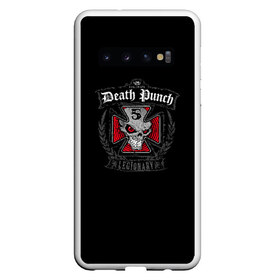 Чехол для Samsung Galaxy S10 с принтом Five Finger Death Punch в Кировске, Силикон | Область печати: задняя сторона чехла, без боковых панелей | 5fdp | ffdp | five finger | five finger death | five finger death punch | metal | rock | метал | рок