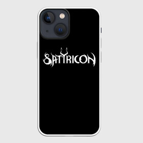 Чехол для iPhone 13 mini с принтом Satyricon в Кировске,  |  | black metal | metal | rock | satyricon | метал | рок