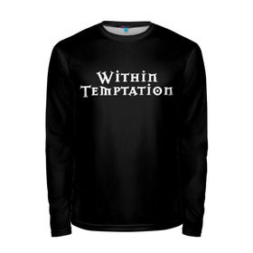 Мужской лонгслив 3D с принтом Within Temptation в Кировске, 100% полиэстер | длинные рукава, круглый вырез горловины, полуприлегающий силуэт | metal | rock | within temptation | метал | рок