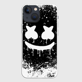 Чехол для iPhone 13 mini с принтом MARSHMELLO MELT в Кировске,  |  | Тематика изображения на принте: america | dj | marshmello | usa | америка | брызги | краски | маршмелло