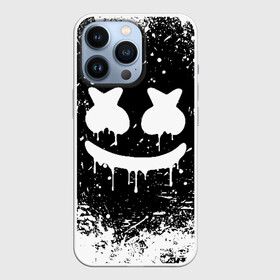 Чехол для iPhone 13 Pro с принтом MARSHMELLO MELT в Кировске,  |  | america | dj | marshmello | usa | америка | брызги | краски | маршмелло