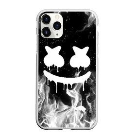 Чехол для iPhone 11 Pro Max матовый с принтом MARSHMELLO MELT в Кировске, Силикон |  | america | dj | fire | flame | marshmello | usa | америка | маршмелло | огонь | пламя