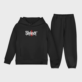 Детский костюм хлопок Oversize с принтом SLIPKNOT в Кировске,  |  | slipknot | слипкнот