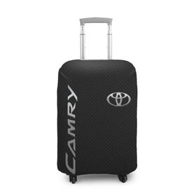 Чехол для чемодана 3D с принтом Toyota Camry в Кировске, 86% полиэфир, 14% спандекс | двустороннее нанесение принта, прорези для ручек и колес | toyota | абстракция | авто | автомобиль | лого | логотип | машина | таета | тоета | тойота