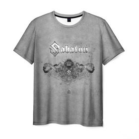 Мужская футболка 3D с принтом Sabaton в Кировске, 100% полиэфир | прямой крой, круглый вырез горловины, длина до линии бедер | metal | rock | sabaton | мерч | метал | рок | рок группа | рок музыка | рокер | сабатон | швеция