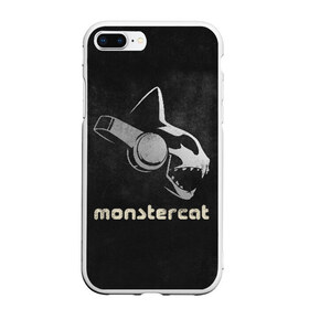 Чехол для iPhone 7Plus/8 Plus матовый с принтом Monstercat в Кировске, Силикон | Область печати: задняя сторона чехла, без боковых панелей | monstercat | клуб | клубная музыка | кот | котенок | кошка | лейбл | монстар | монстар кет | монстер | музыка | танцевальная музыка | электронная | электронная музыка