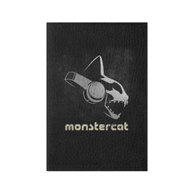 Обложка для паспорта матовая кожа с принтом Monstercat в Кировске, натуральная матовая кожа | размер 19,3 х 13,7 см; прозрачные пластиковые крепления | monstercat | клуб | клубная музыка | кот | котенок | кошка | лейбл | монстар | монстар кет | монстер | музыка | танцевальная музыка | электронная | электронная музыка