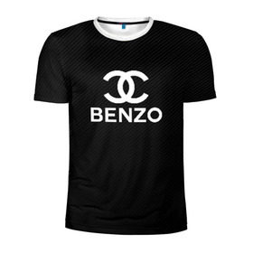 Мужская футболка 3D спортивная с принтом BENZO GANG ( CARBON ) в Кировске, 100% полиэстер с улучшенными характеристиками | приталенный силуэт, круглая горловина, широкие плечи, сужается к линии бедра | bbt | benzo | benzo gang | big baby tape | carbon | ббт | бензо | карбон
