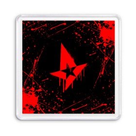 Магнит 55*55 с принтом ASTRALIS (РЕДАЧ) в Кировске, Пластик | Размер: 65*65 мм; Размер печати: 55*55 мм | astralis | awp | counter strike | cs go | cs go global offensive | faze clan | hyper beast | team liquid | астралис | тим ликвид | фейз клан | хайпер бист