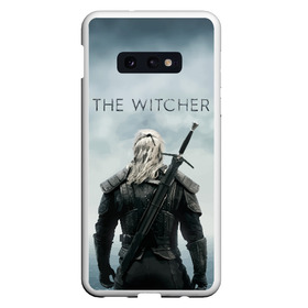 Чехол для Samsung S10E с принтом THE WITCHER (Сериал) в Кировске, Силикон | Область печати: задняя сторона чехла, без боковых панелей | Тематика изображения на принте: bird | game | games | geralt | hunter | logo | monsters | series | star | the | witcher | wolf | ведьмак | волк | геральт | звезда | игра | игры | лого | медальон | монстры | охотник | птица | сериал | символ