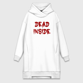 Платье-худи хлопок с принтом Dead inside в Кировске,  |  | dead inside | dont open dead inside | дед внутри | дед инсайд