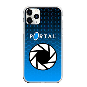 Чехол для iPhone 11 Pro матовый с принтом PORTAL в Кировске, Силикон |  | glados | half life. | portal | пиктограммы | портал | телепорт