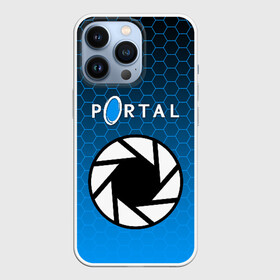 Чехол для iPhone 13 Pro с принтом PORTAL в Кировске,  |  | glados | half life. | portal | пиктограммы | портал | телепорт