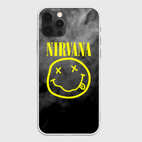 Чехол для iPhone 12 Pro Max с принтом NIRVANA в Кировске, Силикон |  | nirvana | smile | курт кобейн | нирвана | смайл