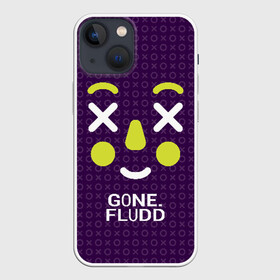 Чехол для iPhone 13 mini с принтом GONE.Fludd в Кировске,  |  | chaos | fludd | gone | gone fludd | gone.fludd | gonefludd | rap | гон | зашей | мамбл | русский | рэп | рэпер | сахарный | суперчуитс | флад | фладд | флексикон | хаос | человек | чизарп | чуитс | швепс | швепсово