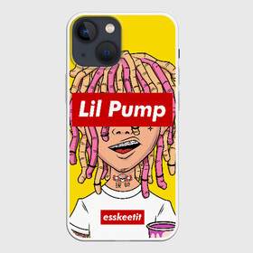 Чехол для iPhone 13 mini с принтом Lil Pump в Кировске,  |  | esskeetit | gazzy garcia | gucci gang | lil pump | lilpump | газзи гарсия | лил памп | рэп | рэпер | эшкере