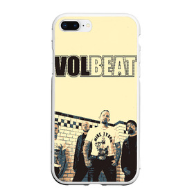 Чехол для iPhone 7Plus/8 Plus матовый с принтом Volbeat в Кировске, Силикон | Область печати: задняя сторона чехла, без боковых панелей | groove metal | hardcore | psychobilly | volbeat | волбит